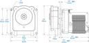 A300A | AC Shaded Pole | Models to 200 mL/min